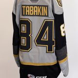 Game-Worn:#84 Brandon Tabakin Gray Jersey-478