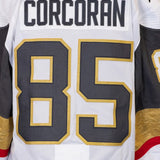 Game-Issued: #85 Connor Corcoran White Set 1 Jersey 2019/20 Season-4823