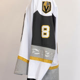 Game-Worn:#8 Matthieu Cataford White Jersey-516