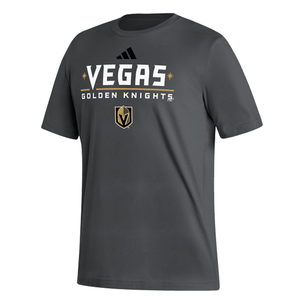 Vegas Golden Knights Adidas Fresh Wordmark Tee