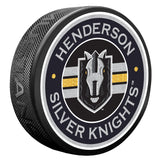 Henderson Silver Knights Puck - Stripe