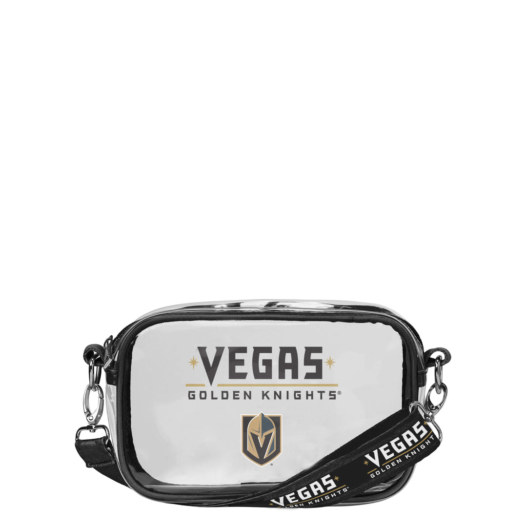 Vegas Golden Knights Clear Crossbody Bag