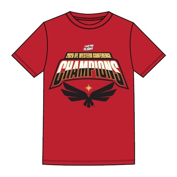 Vegas Knight Hawks 2025 IFL Western Conference Champs Tee