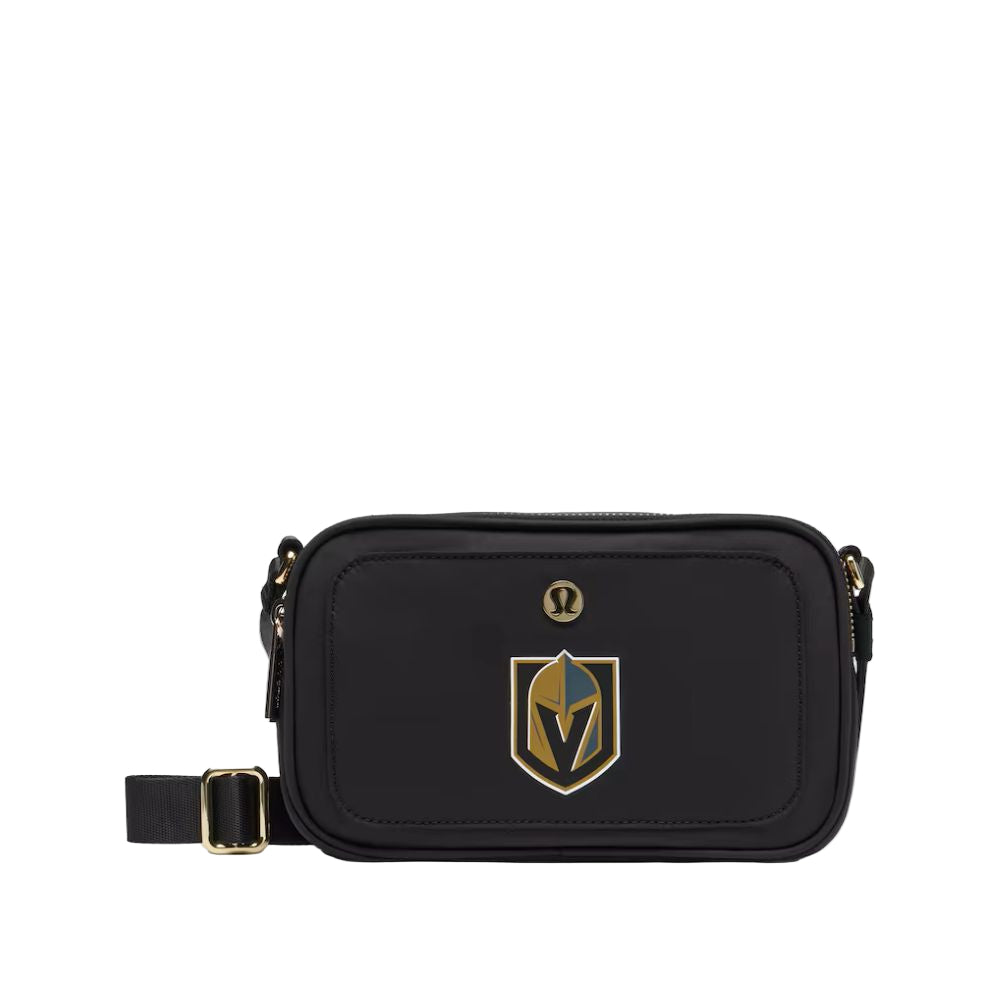 black and gold lululemon bag lululemon Black Vegas Golden Knights Crossbody Camera Bag
