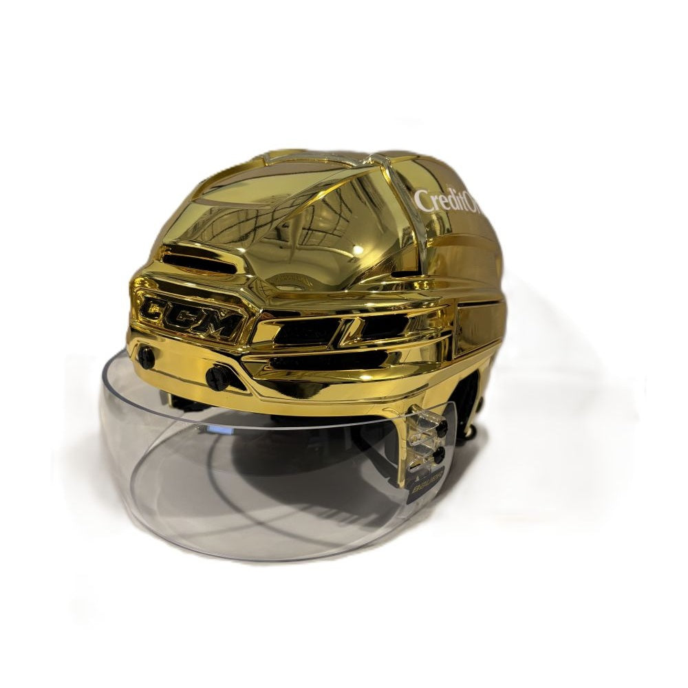 Gold Chrome Helmet