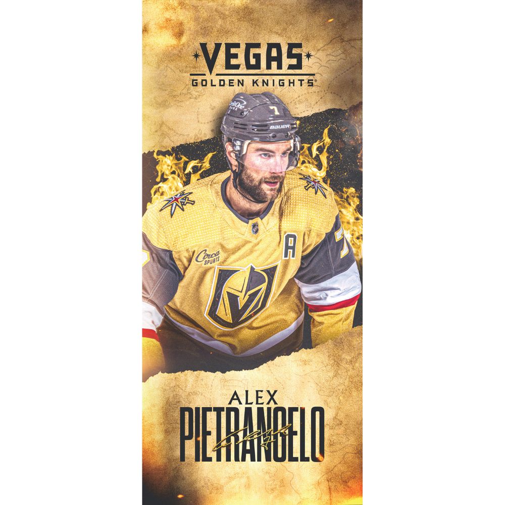 #7 Alex Pietrangelo 2023 Playoff Banner