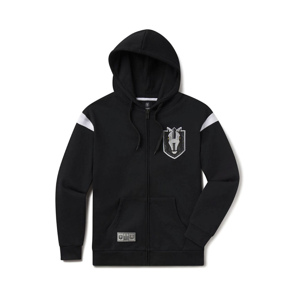 Henderson Silver Knights Primary Shoulder Stripe Full-Zip Hoodie