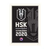 Henderson Silver Knights Art | Established Print 12" x 16"