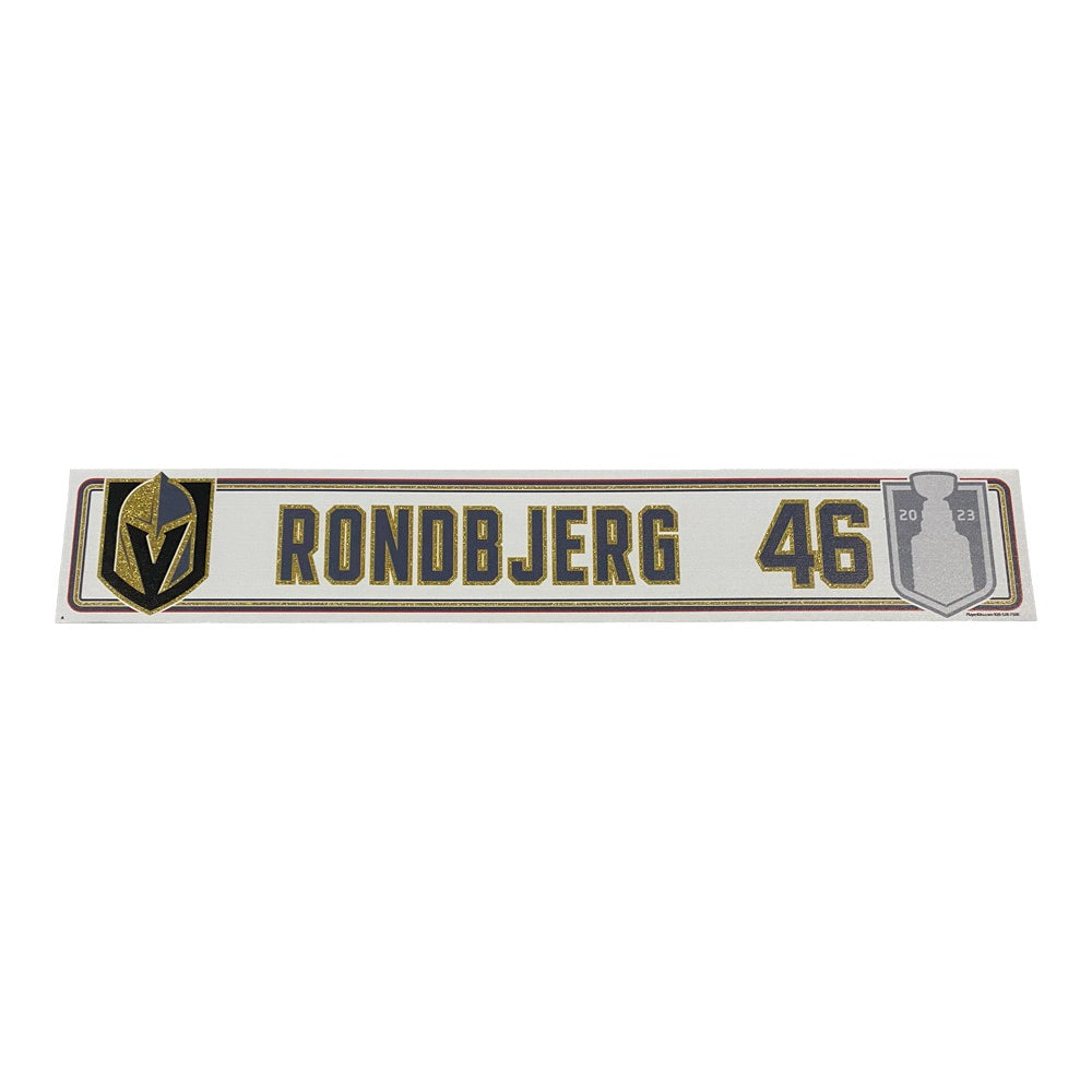 Rondbjerg Stanley Cup Final Locker Away Nameplate - SC029