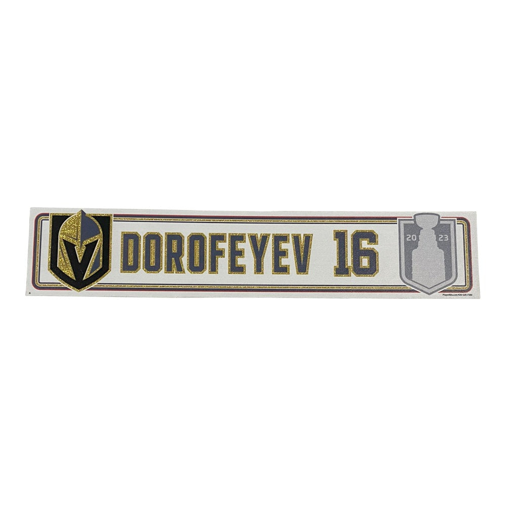 Dorofeyev Stanley Cup Final Locker Away Nameplate - SC191