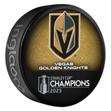 Vegas Golden Knights 2023 Stanley Cup Champions Glitter Puck