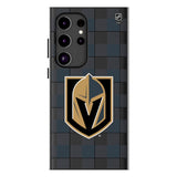 Vegas Golden Knights Plaid MagSafe Compatible Phone Case for Samsung Galaxy