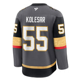 Vegas Golden Knights Fanatics Premium Stitched #55 Keegan Kolesar Jersey