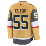 Vegas Golden Knights Fanatics Premium Stitched #55 Keegan Kolesar Jersey