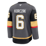 Vegas Golden Knights Fanatics Premium #6 Kaedan Korczak Jersey