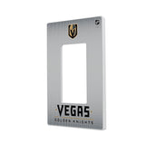 Vegas Golden Knights Linen Hidden-Screw Light Switch Plate