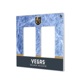 Vegas Golden Knights Ice Wordmark Hidden-Screw Light Switch Plate