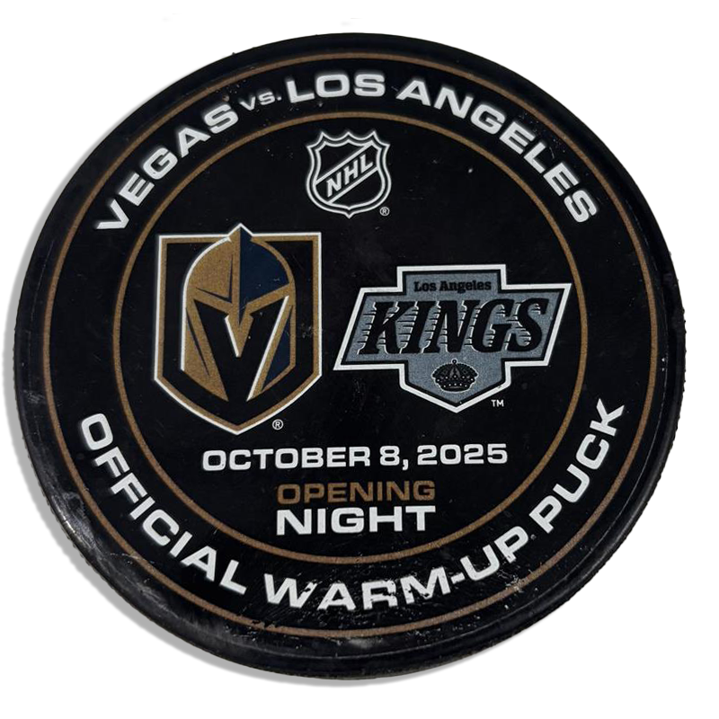VGK vs LAK Warm-Up Puck - 10/9/2025