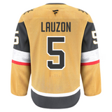Vegas Golden Knights Fanatics Authentic Pro #5 Jeremy Lauzon Jersey