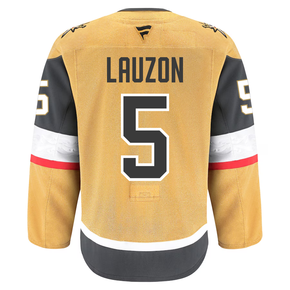 Vegas Golden Knights Fanatics Authentic Pro #5 Jeremy Lauzon Jersey