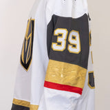 Game-Issued: #39 Jake Leschyshyn White Set 1 Jersey 2019/20 Season-4804
