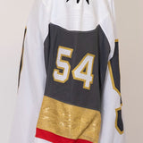 Game-Issued: #54 Jermaine Loewen White Set 1 Jersey 2019/20 Season-4810
