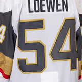Game-Issued: #54 Jermaine Loewen White Set 1 Jersey 2019/20 Season-4810