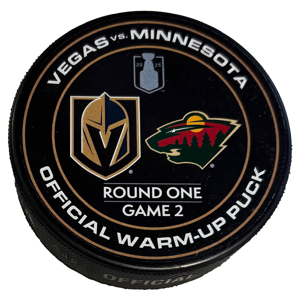 2025 Stanley Cup Playoffs Game 2 Warm-Up Puck