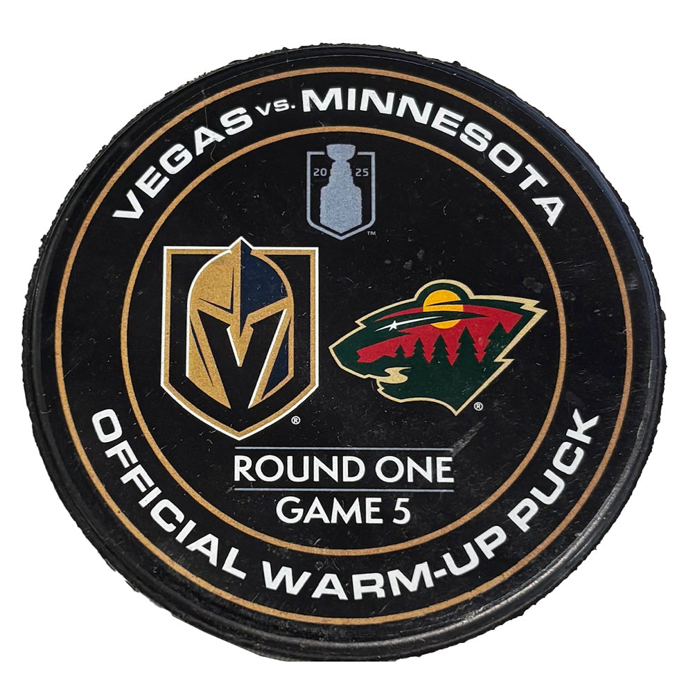 2025 Stanley Cup Playoffs Game 5 Warm-Up Puck