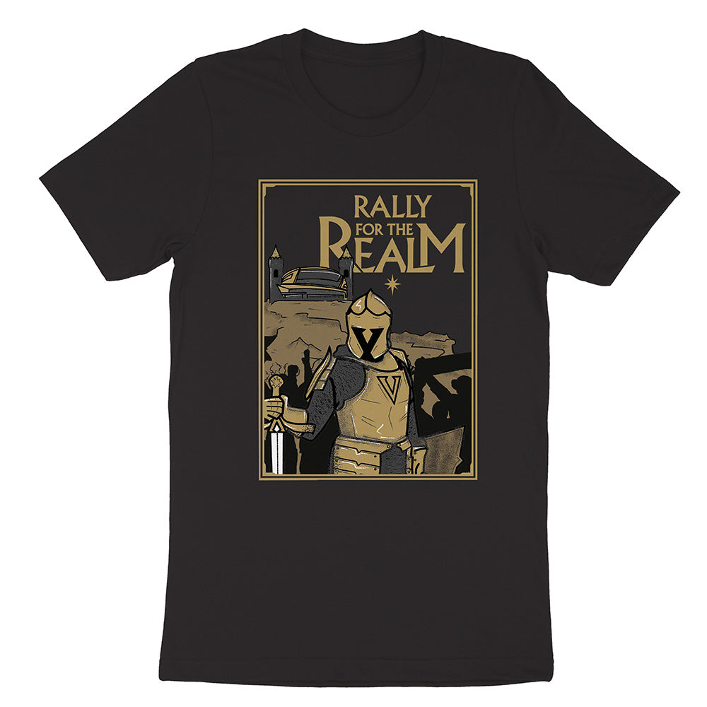 Vegas Golden Knights 2025 Stanley Cup Playoffs Rally for the Realm Tee