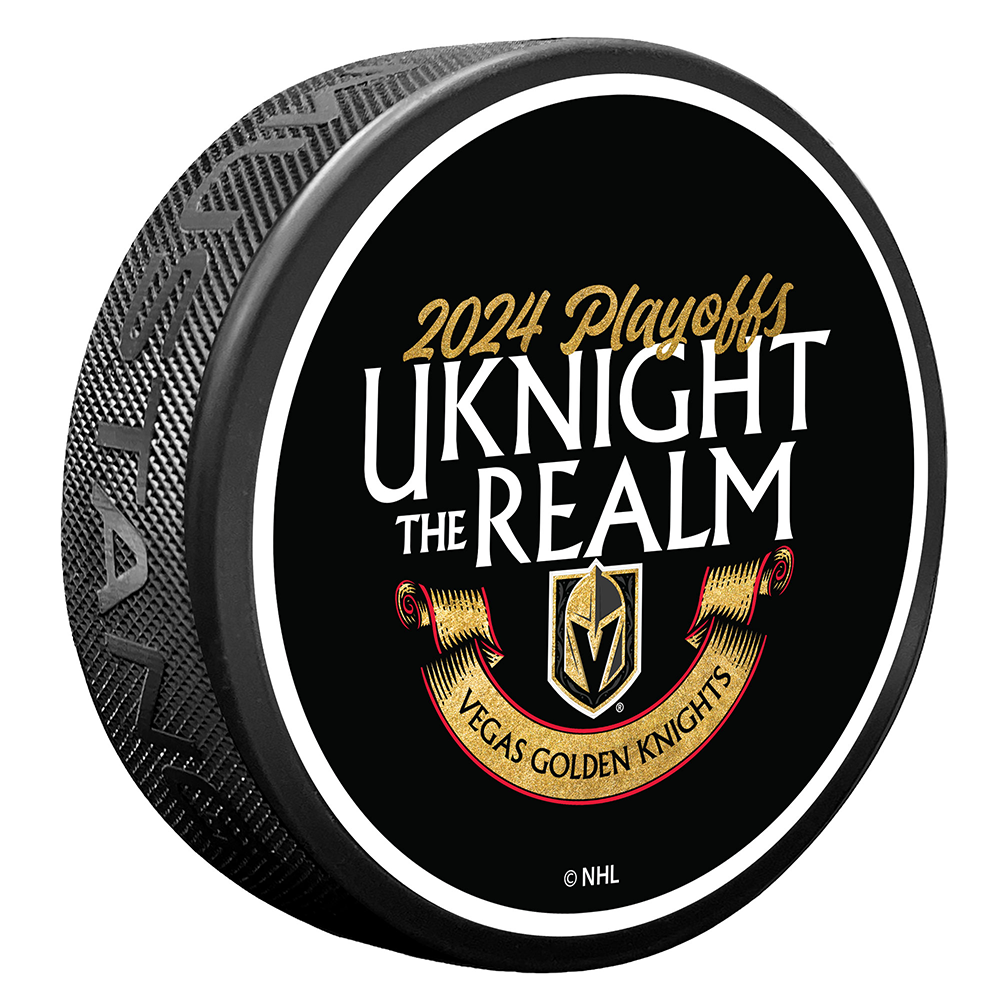 Vegas Golden Knights 2024 UKnight the Realm Puck