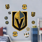 Vegas Golden Knights Repositionable Wall Decal Set - Team Logos