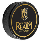 Vegas Golden Knights 2025 For the Realm Puck
