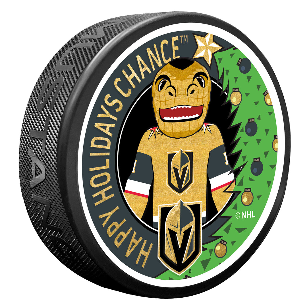 Vegas Golden Knights Chance Holiday Puck