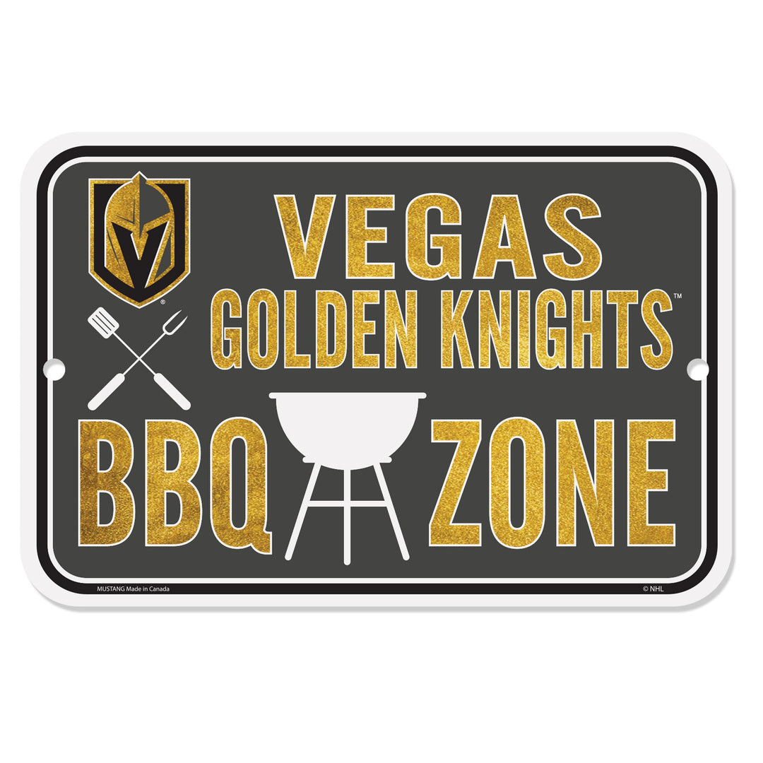 Vegas Golden Knights Sign - 10" x 15" BBQ Zone