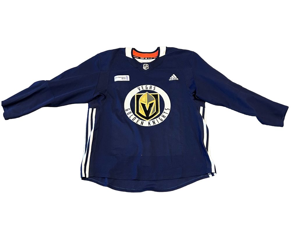 Vegas Golden Knights Navy Practice Jersey (City National Arena Patch)