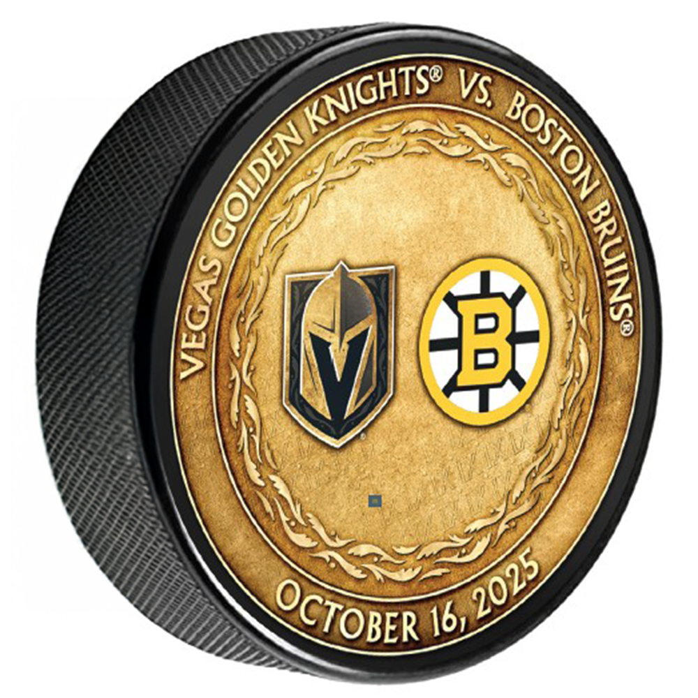 BOS vs. VGK Match-up Puck 10/16/2025