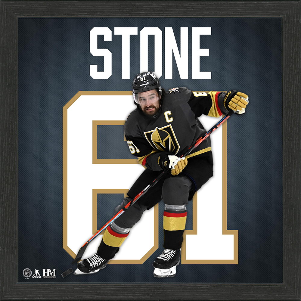 Vegas Golden Knights Mark Stone NHL Impact Jersey Frame