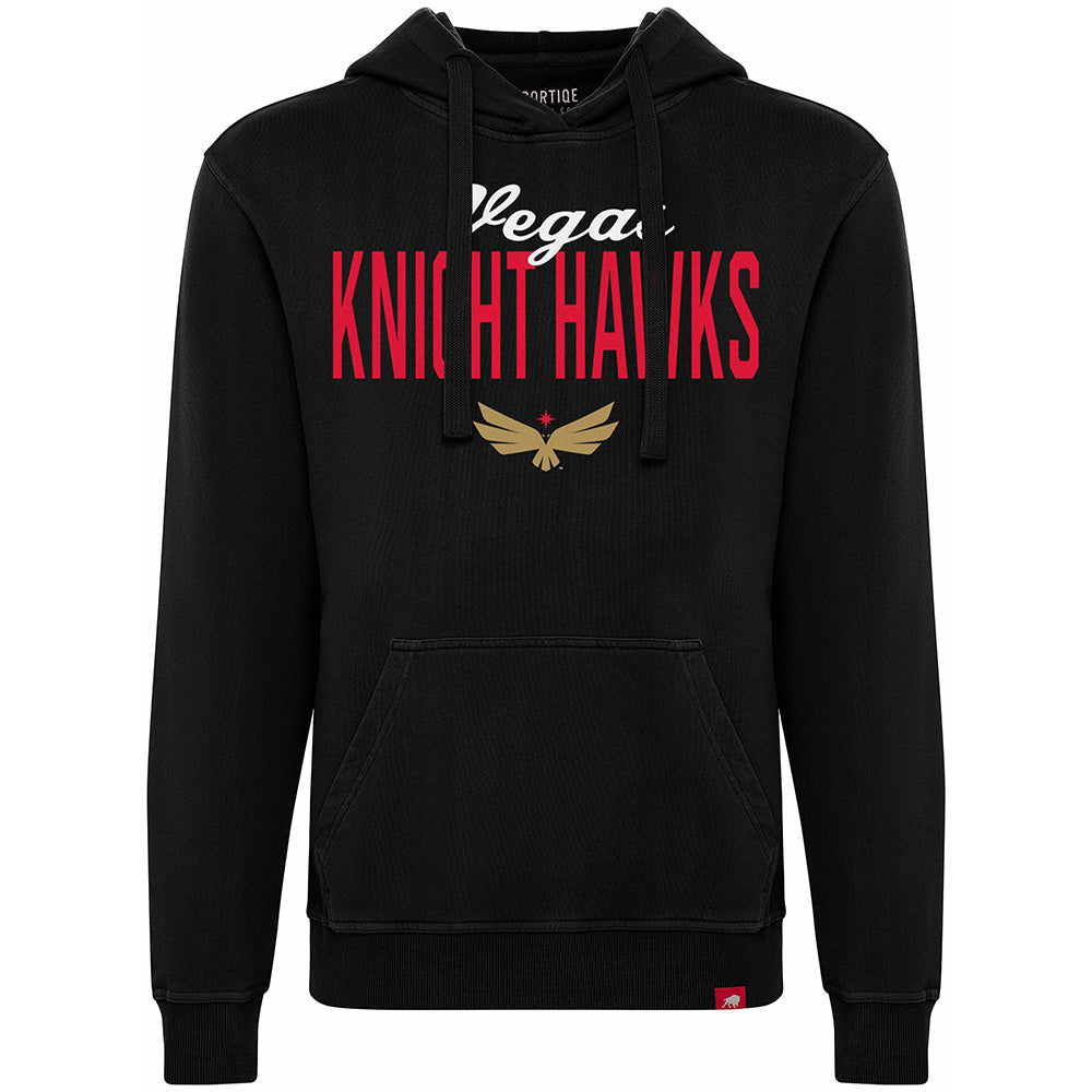 Vegas Knight Hawks Wordmark Hood