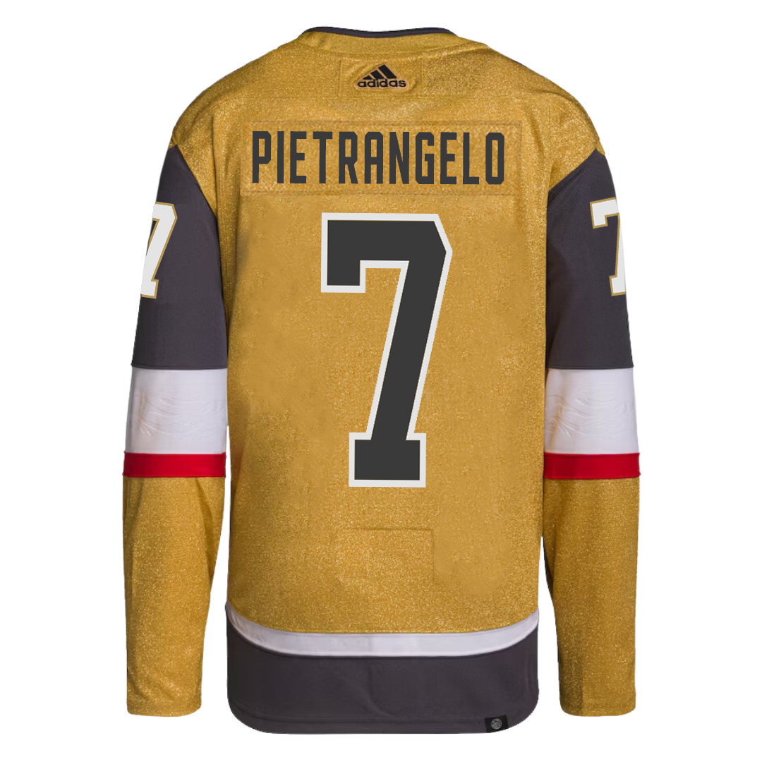 Alex Pietrangelo Authentic Home Gold Jersey