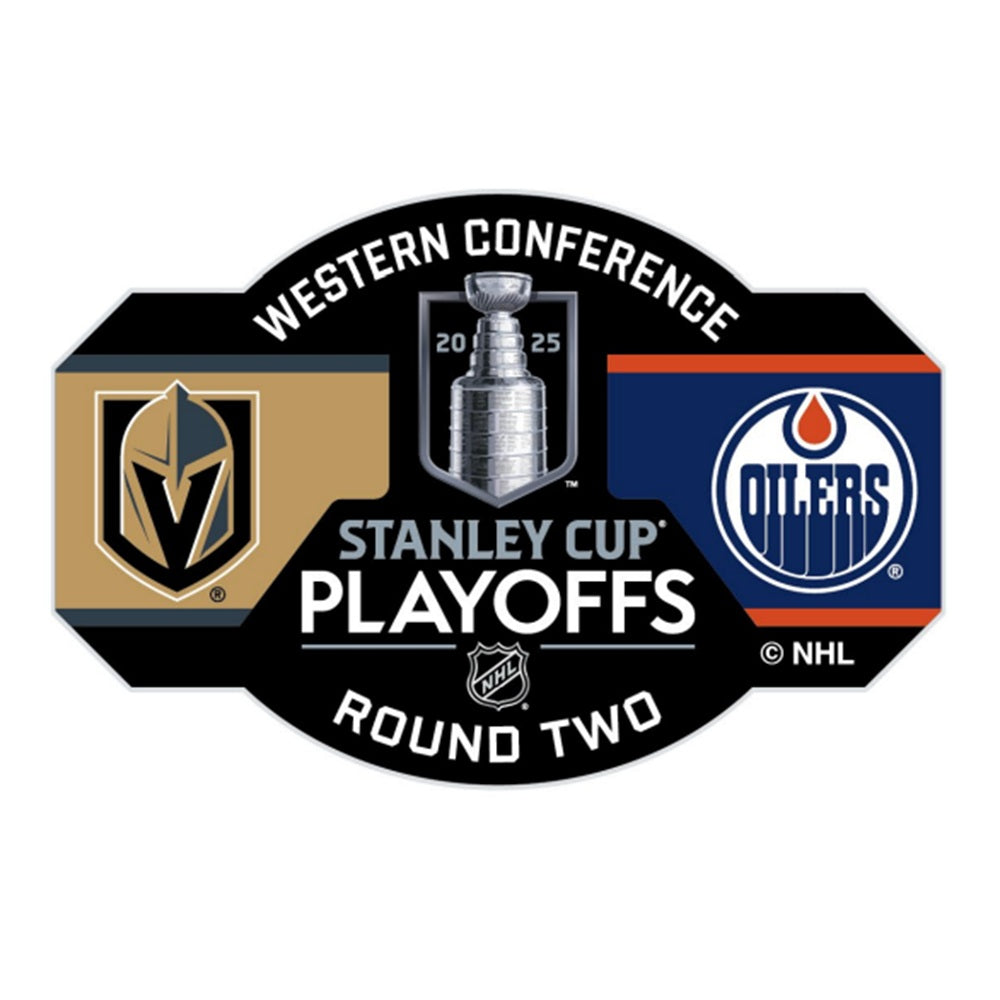 Vegas Golden Knights 2025 Stanley Cup Playoffs Round 2 Dueling Pin