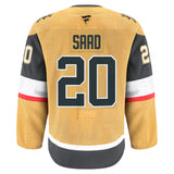 Vegas Golden Knights Fanatics Authentic Pro #20 Brandon Saad Jersey
