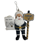 Vegas Golden Knights Santa Sports Fan Ornament