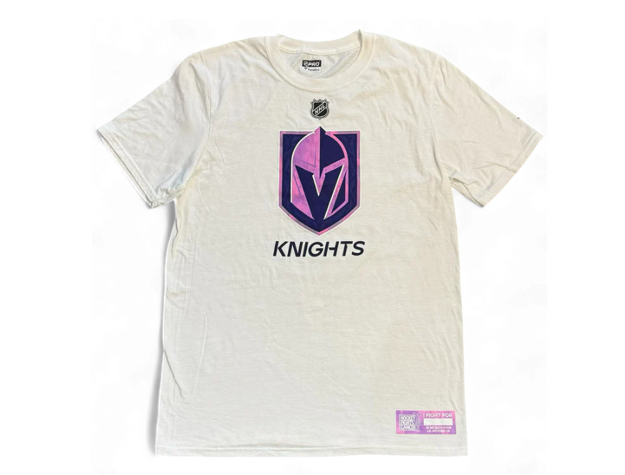 Vegas Golden Knights Hockey Fights Cancer Tee