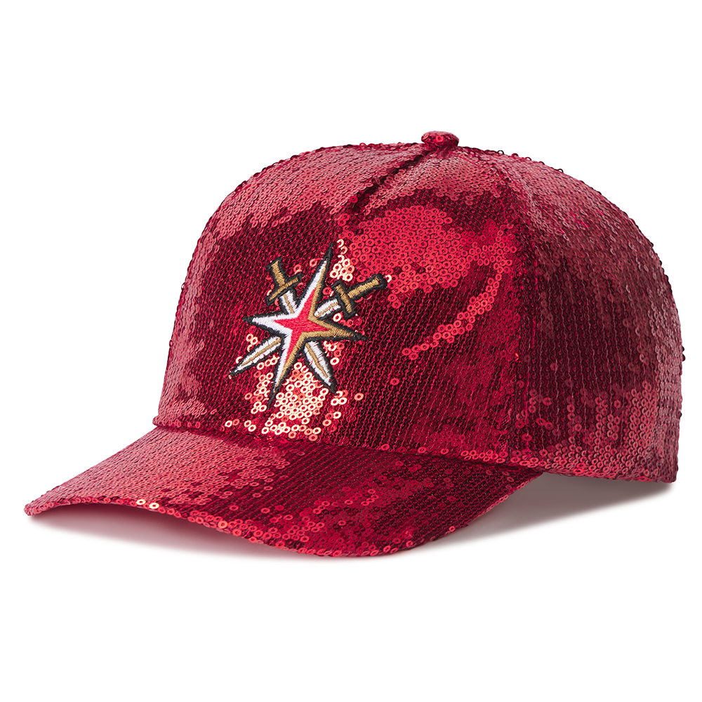 Vegas Golden Knights Alternate Red Sequin Cap