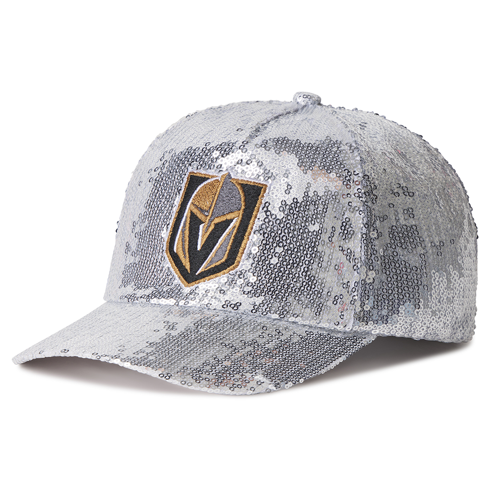 Vegas Golden Knights Primary Silver Sequin Cap