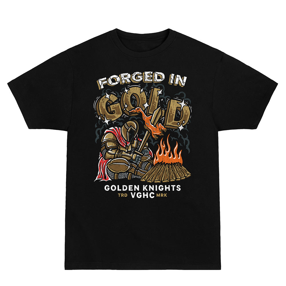 t shirt goldener handschuh Vegas Golden Knights Roasted Duck T-Shirt Black / MEDIUM