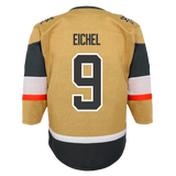 Vegas Golden Knights Youth Premier #9 Jack Eichel Home Jersey