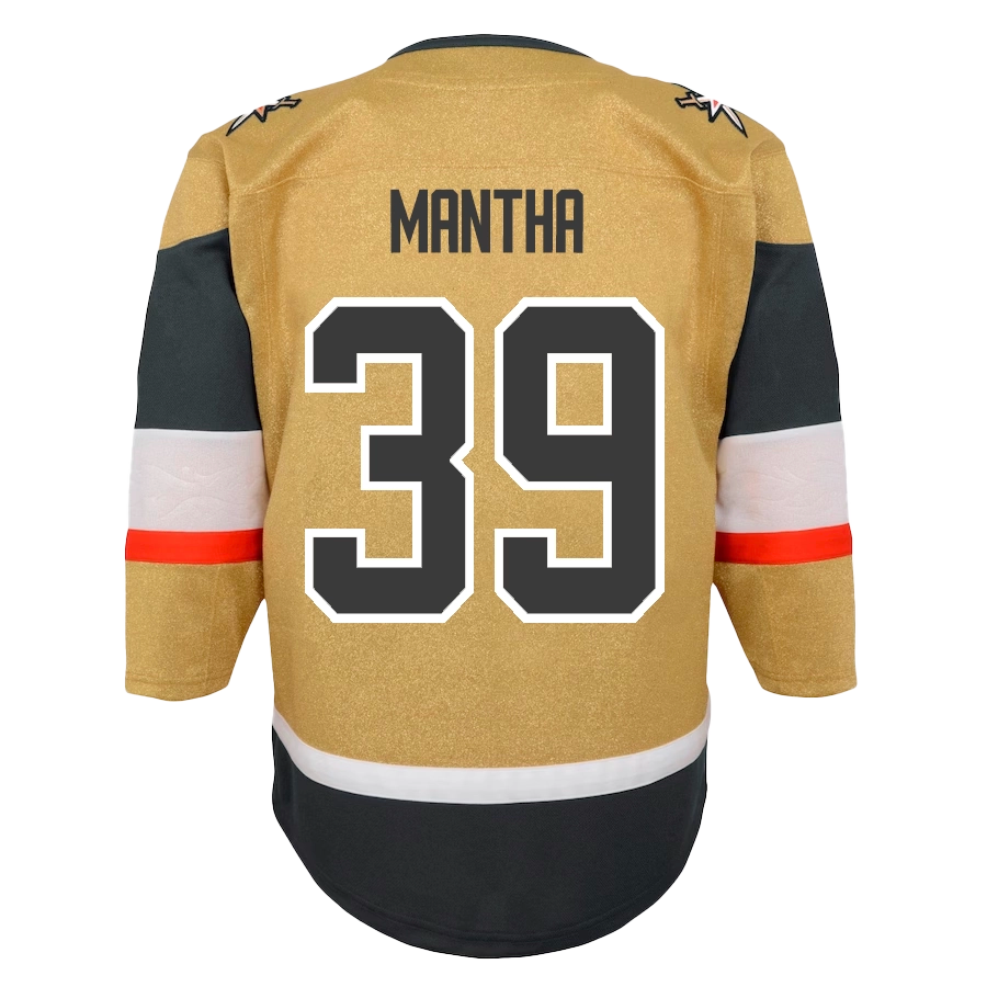 Vegas Golden Knights Youth Premier Anthony Mantha Home Jersey