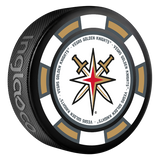 Vegas Golden Knights Alternate Logo Black Poker Chip Puck